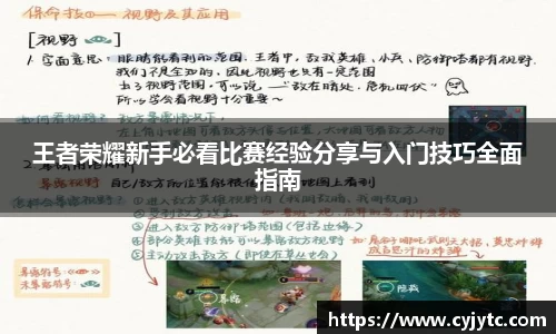 王者荣耀新手必看比赛经验分享与入门技巧全面指南