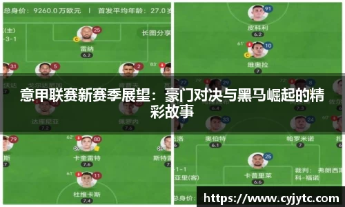 意甲联赛新赛季展望：豪门对决与黑马崛起的精彩故事
