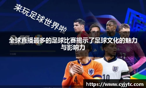全球直播最多的足球比赛揭示了足球文化的魅力与影响力