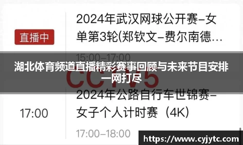 湖北体育频道直播精彩赛事回顾与未来节目安排一网打尽